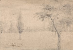 Paisaje con aguja de William Blake